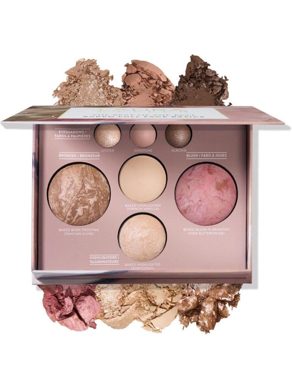 Full Face Baked Makeup Palette - Versatile Shades for Flawless Looks